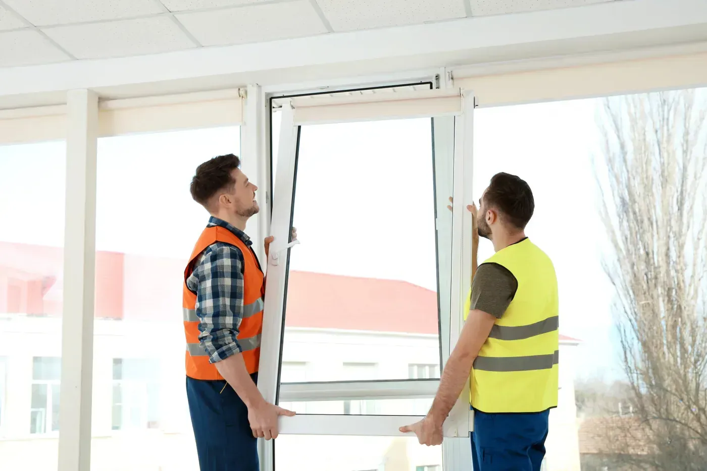 Prise de cotes d'un vitrage sur mesure en Essonne